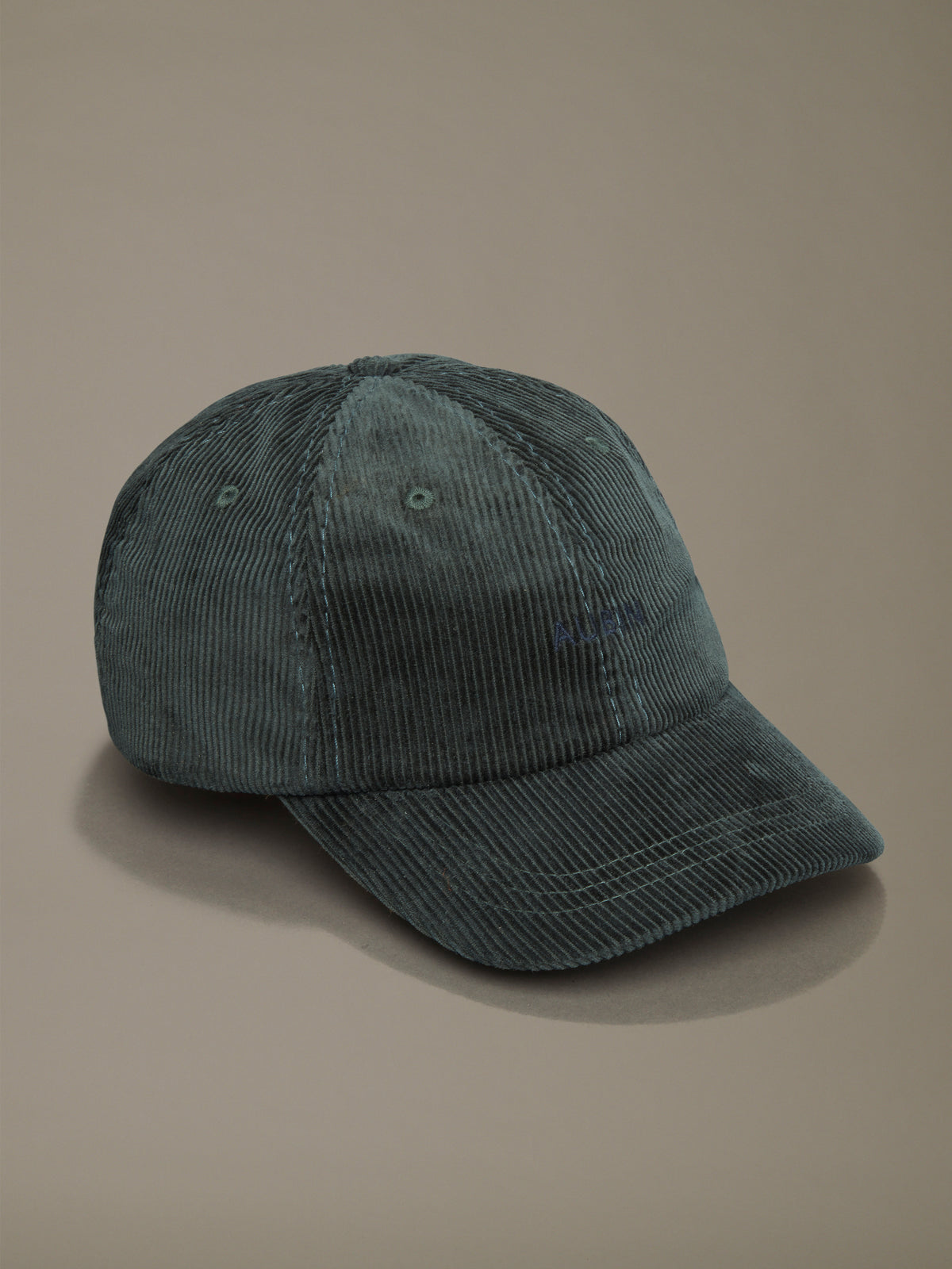 Aubin Dark Green Beal Corduroy Cap | Hats