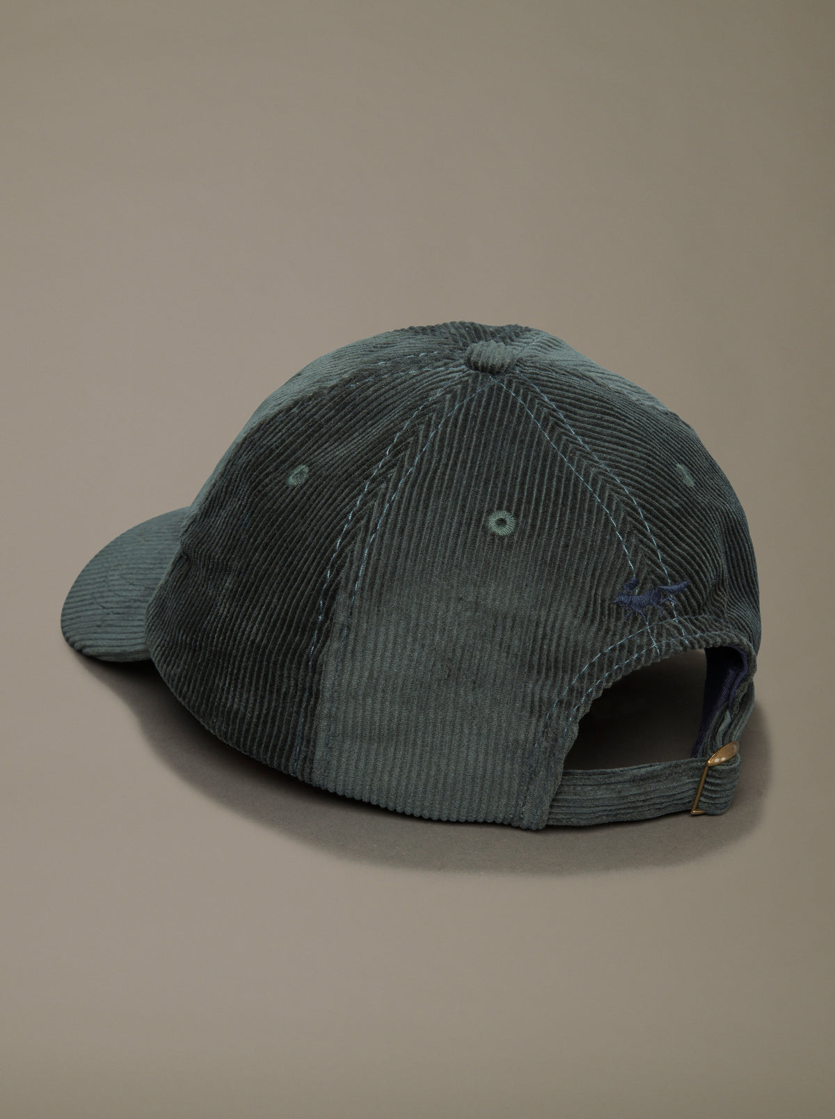 Aubin Dark Green Beal Corduroy Cap | Hats
