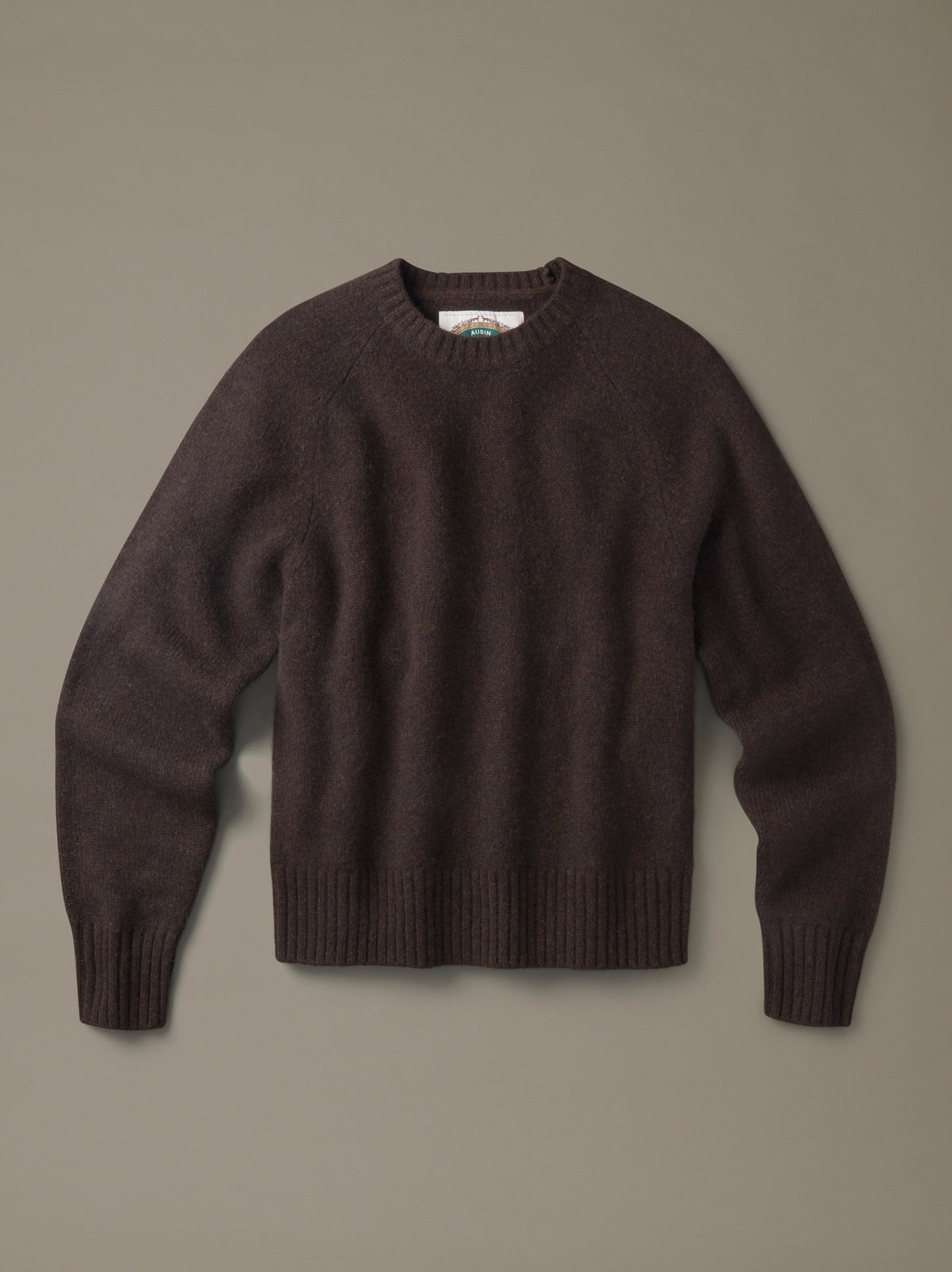 Aubin Chocolate Ben Cobb Crew Neck Jumper | Crew Neck