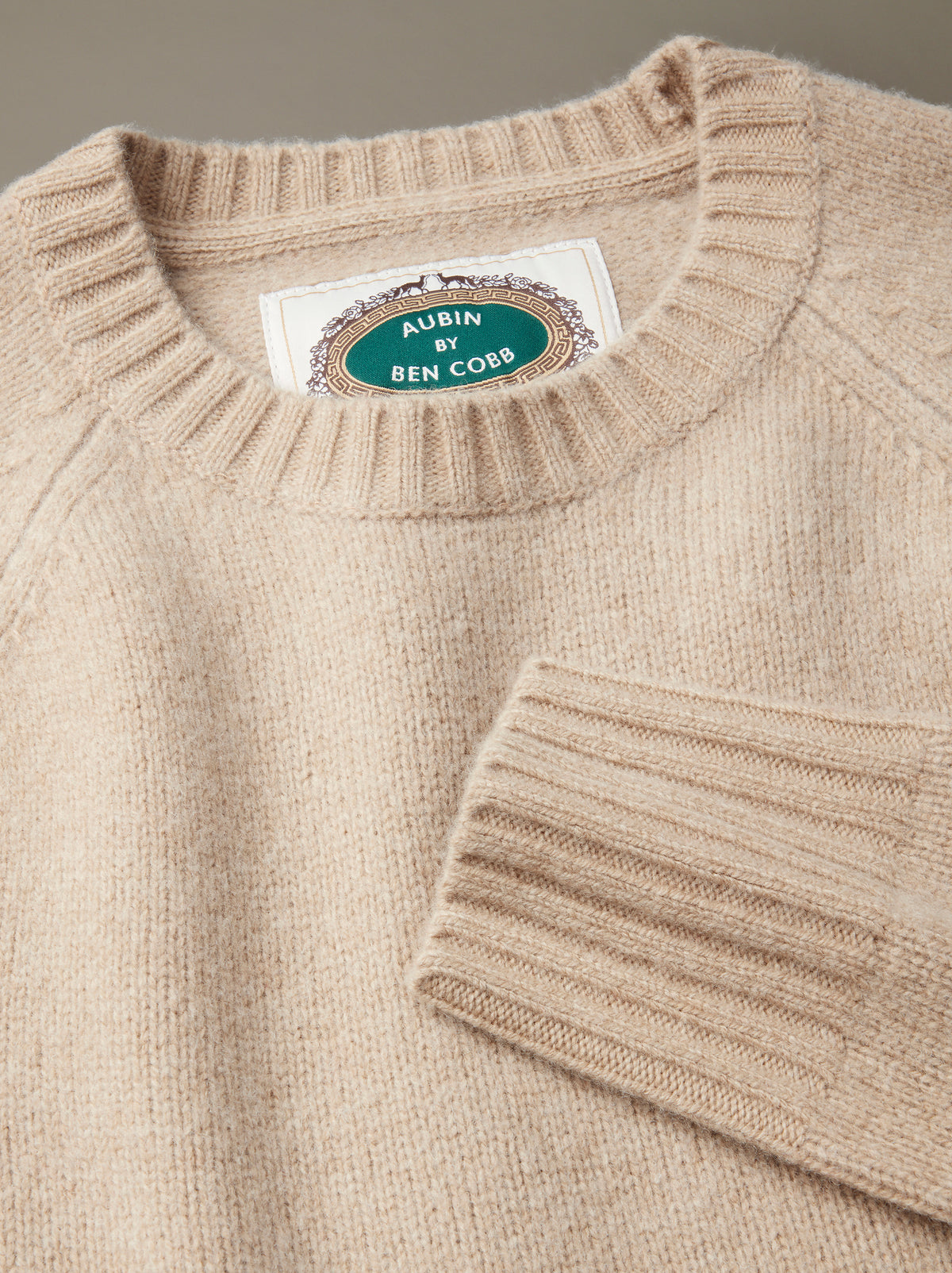 Aubin Dark Stone Crew Neck Jumper | Crew Neck