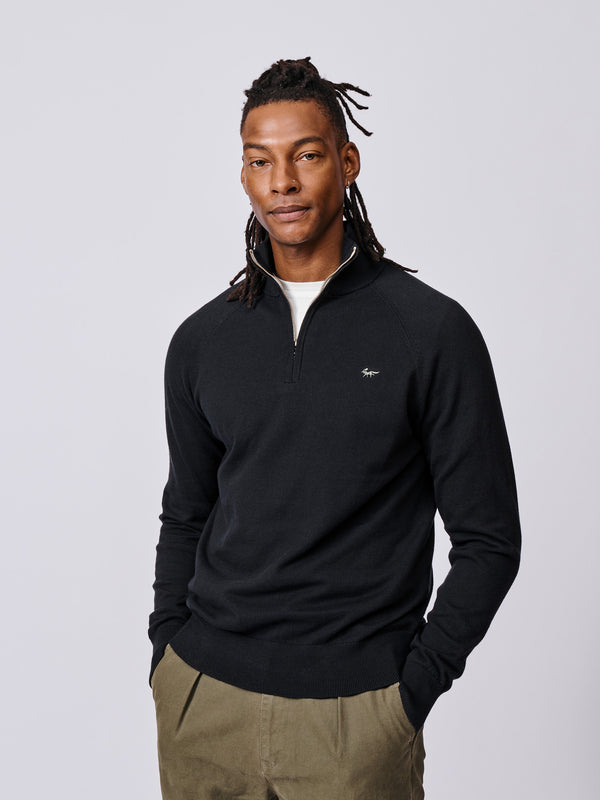 Bonby Cotton Zip Neck