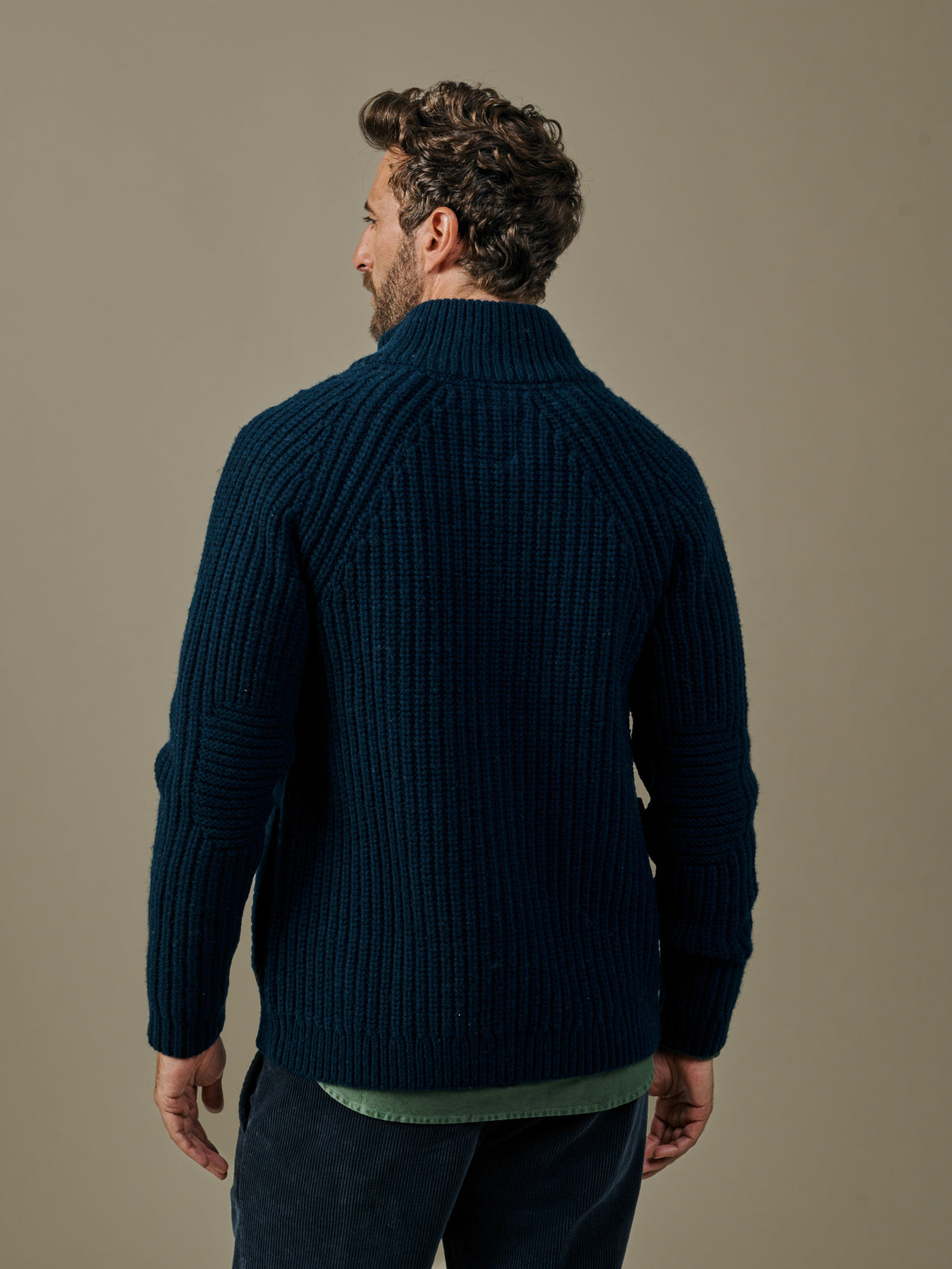 Aubin Navy Boyds Button Through Cardigan | Cardigan