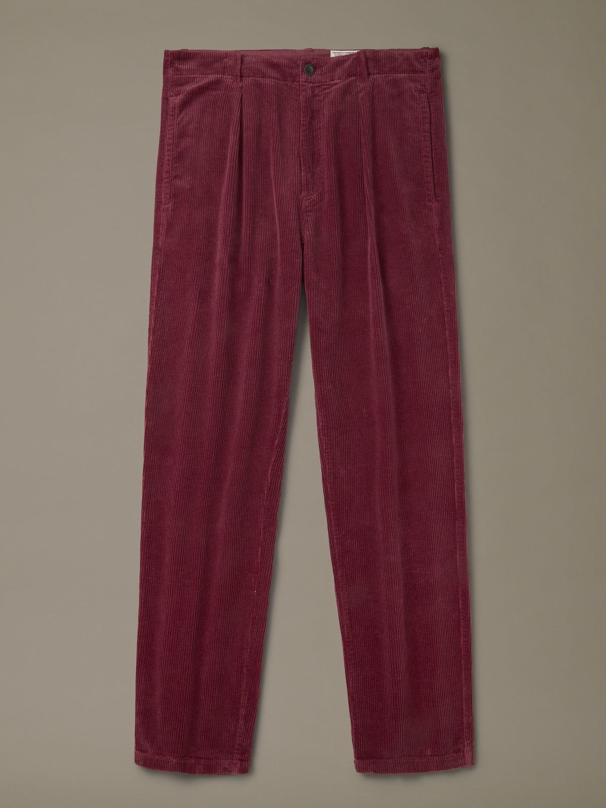 Aubin Oxblood Barrowby Cord Trouser | Cord Trousers