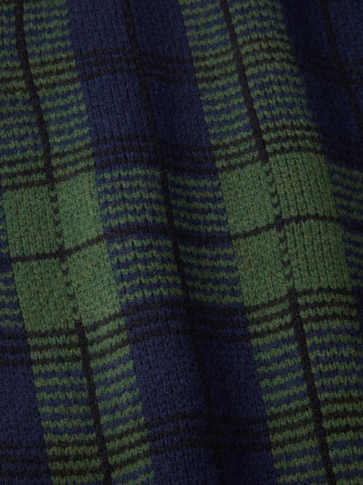 Aubin Blackwatch Check Watch Checked Cardigan | Cardigan