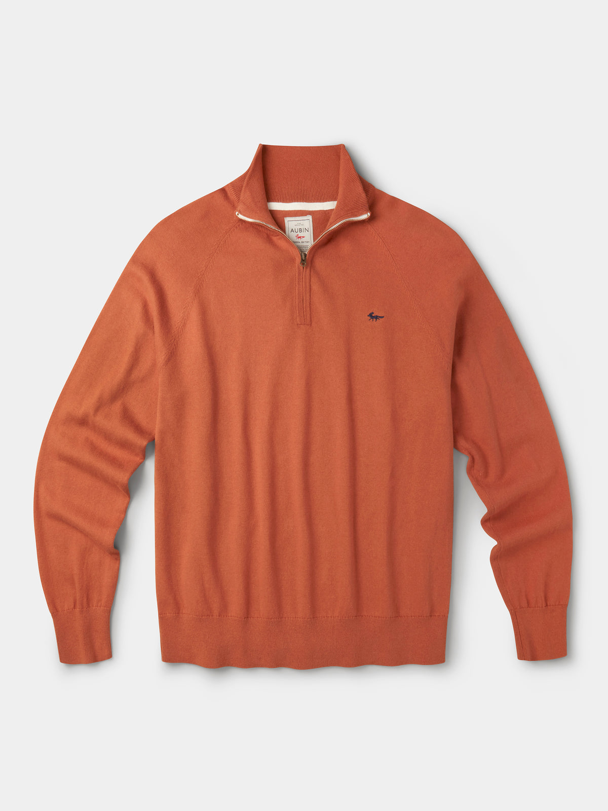 Aubin Ginger Bonby Cotton Zip Neck | Zip Neck