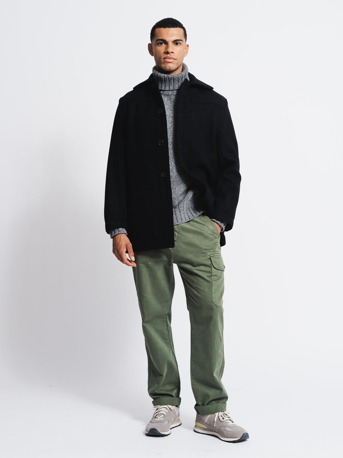 Aubin Navy Brumby Jacket | Wool Jacket
