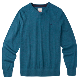 Burnham Extra Fine Merino V Neck Jumper
