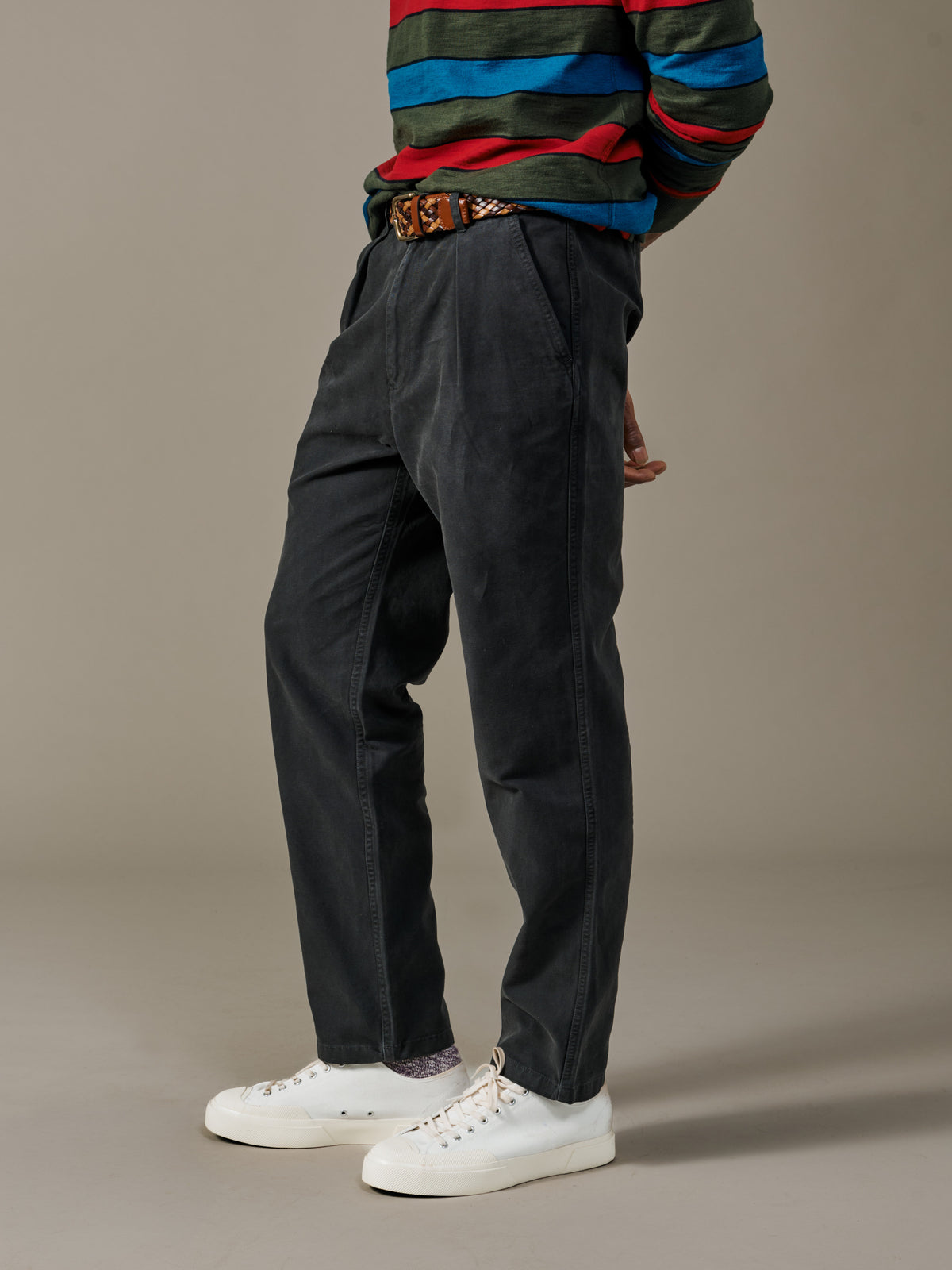 Aubin Charcoal Caistor Utility Trouser | Utility Trousers