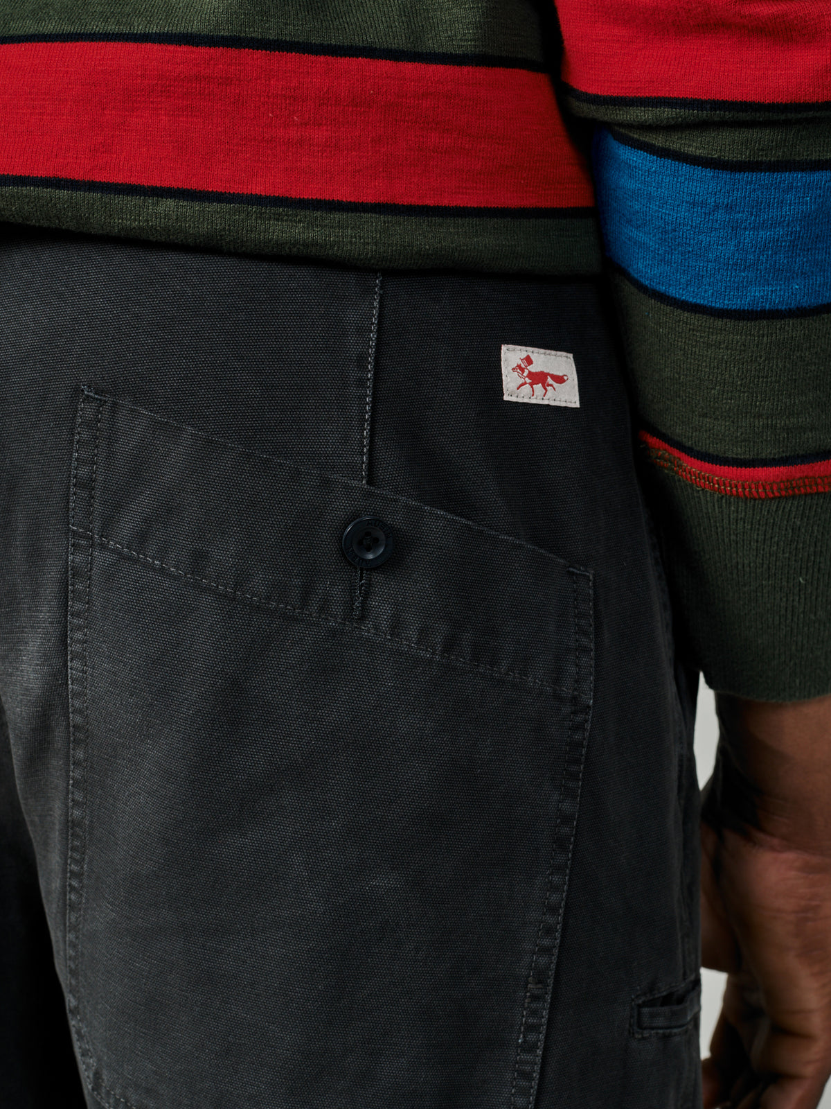 Aubin Charcoal Caistor Utility Trouser | Utility Trousers