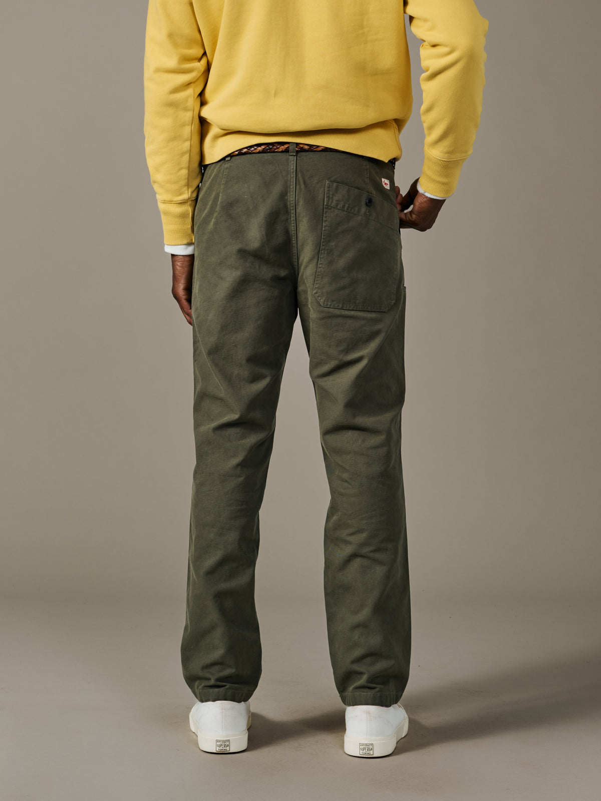 Aubin Khaki Caistor Utility Trouser | Utility Trousers