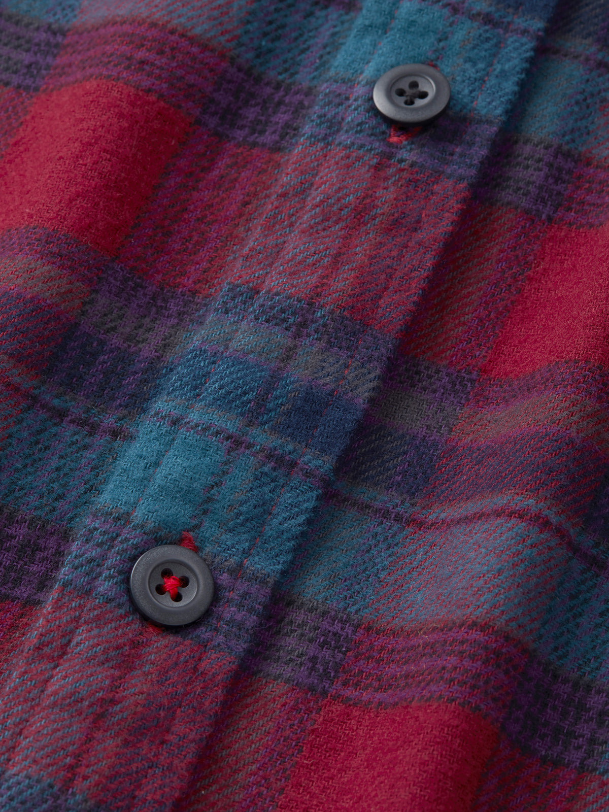 Aubin Claret Check Crowle Flannel Check Shirt | Checked Shirt
