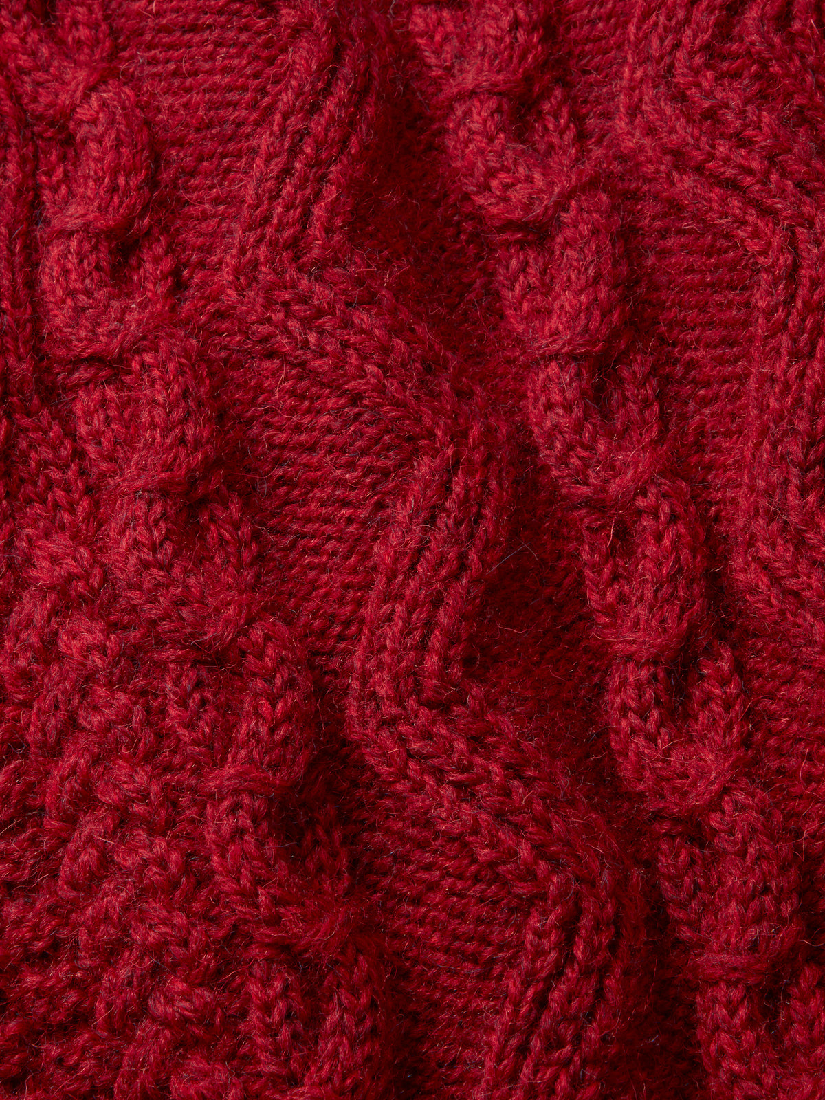 Aubin Red Clancy Shawl Collar Cardigan | Cardigan