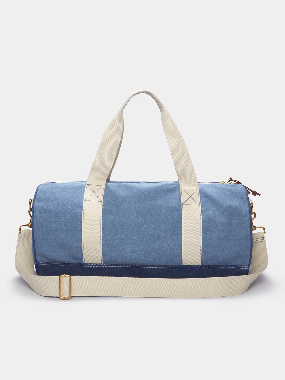 Aubin Washed Blue Coledale Overnight Barrel Bag | Bags