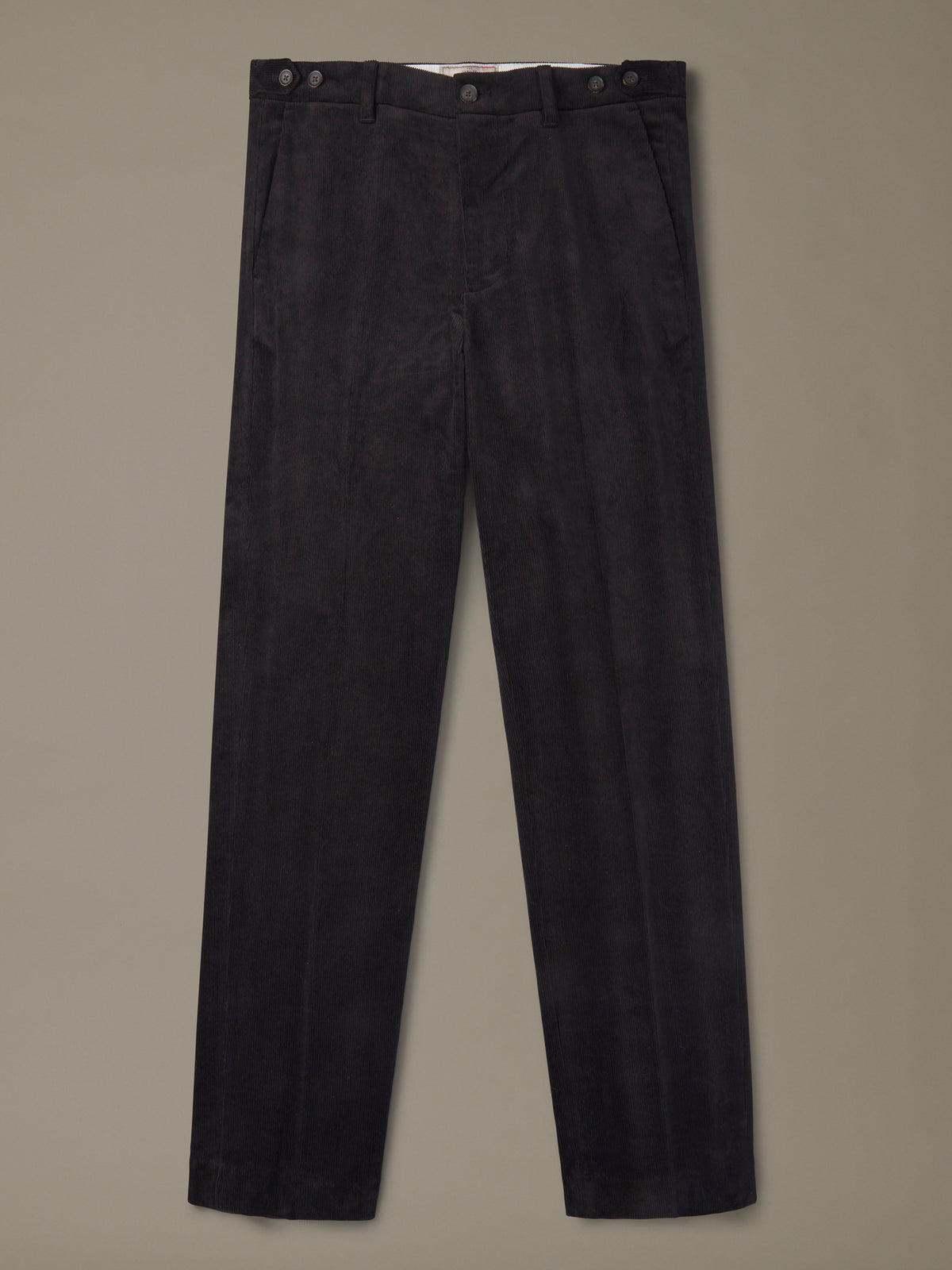 Aubin Black Marlborough Cord Suit Trouser | Suit Trousers