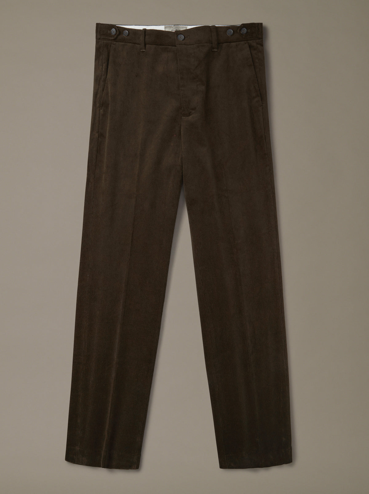 Aubin Dark Chocolate Marlborough Cord Suit Trouser | Suit Trousers