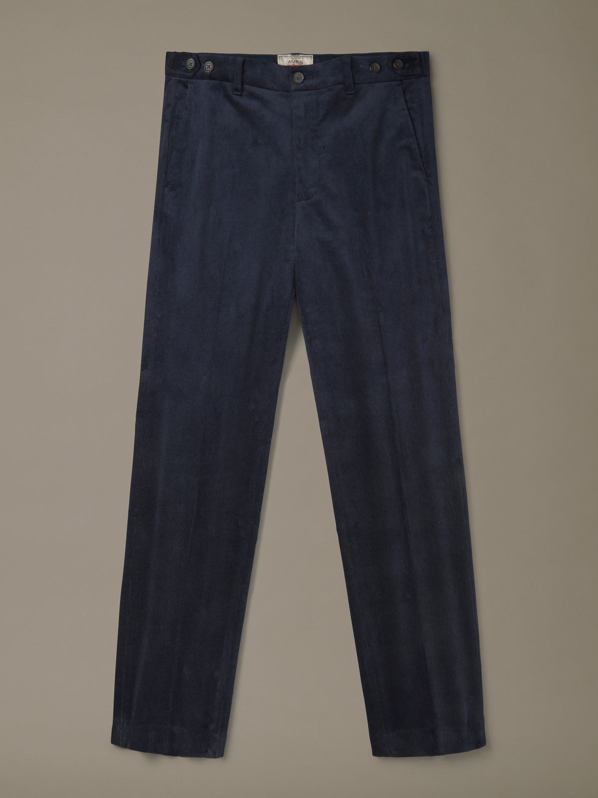 Aubin Navy Marlborough Cord Suit Trouser | Suit Trousers
