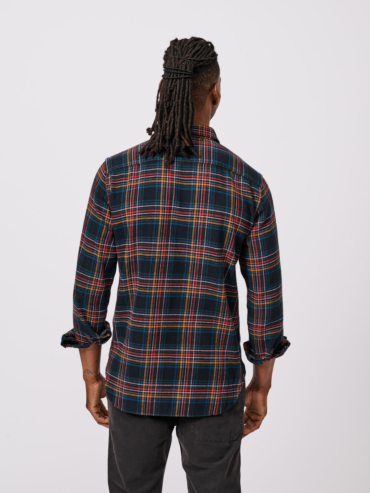 Aubin Black Check Crowle Shirt | Checked Shirt