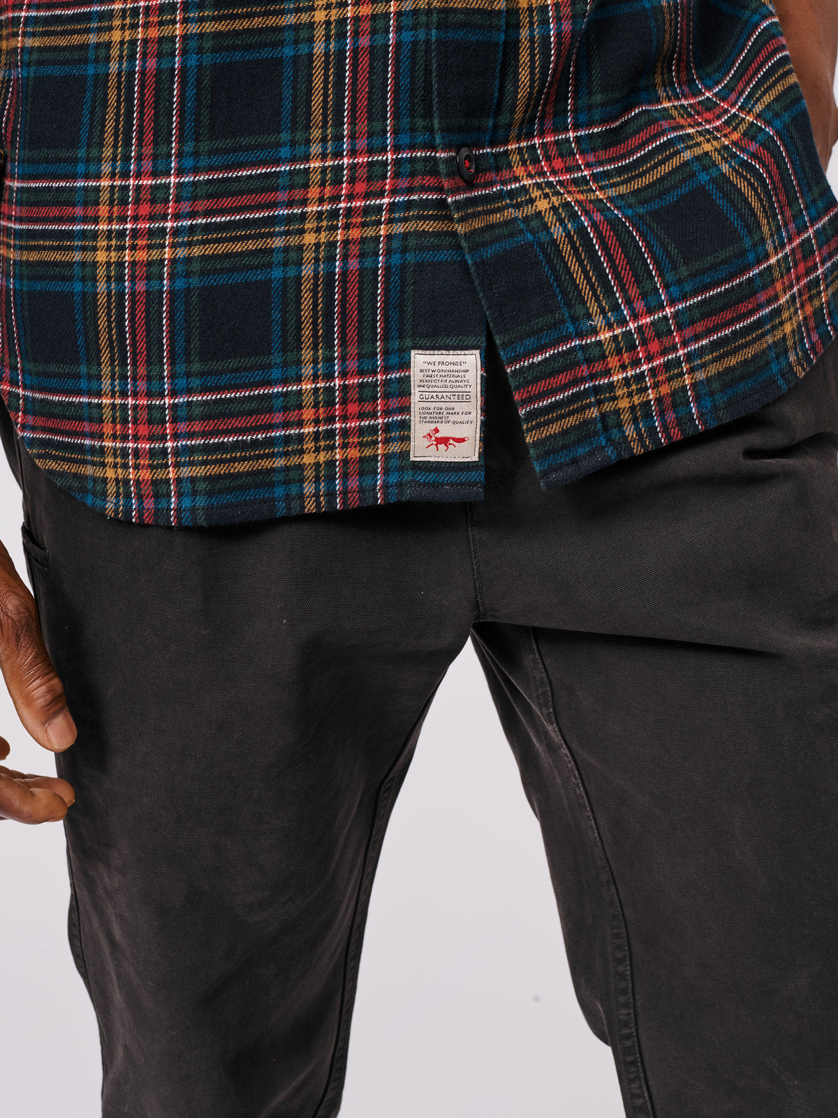 Aubin Black Check Crowle Shirt | Checked Shirt