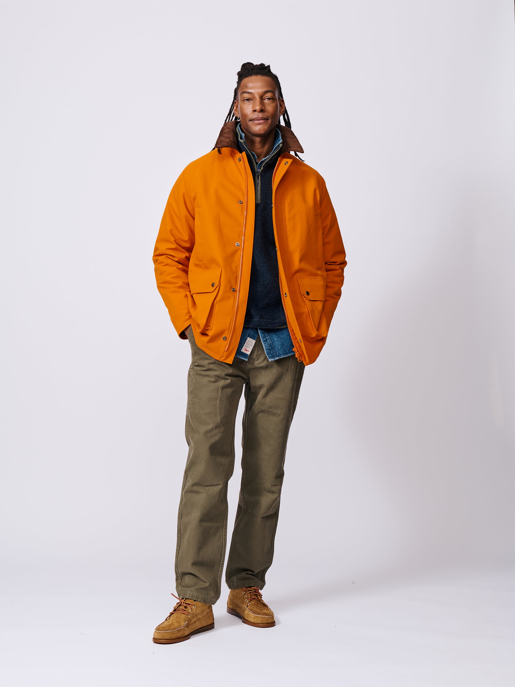 Orange Derwent Jacket | Aubin