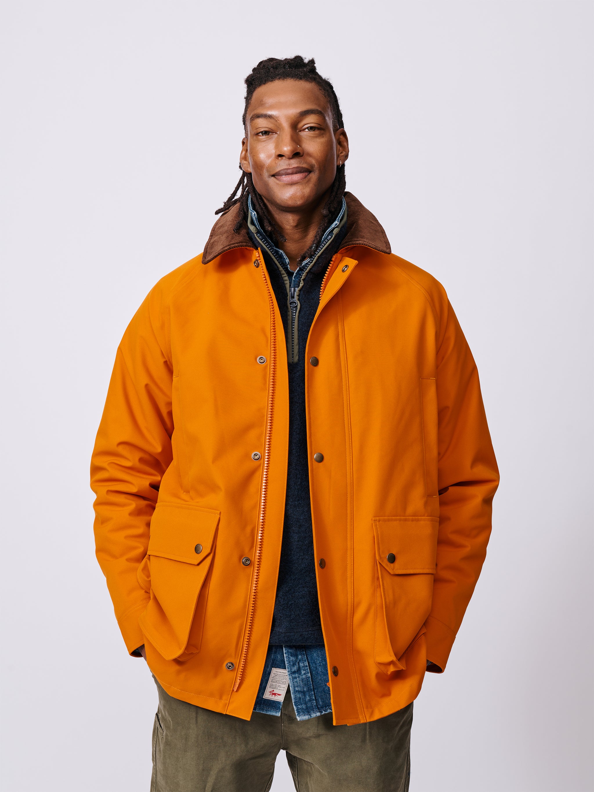 Orange Derwent Jacket | Aubin