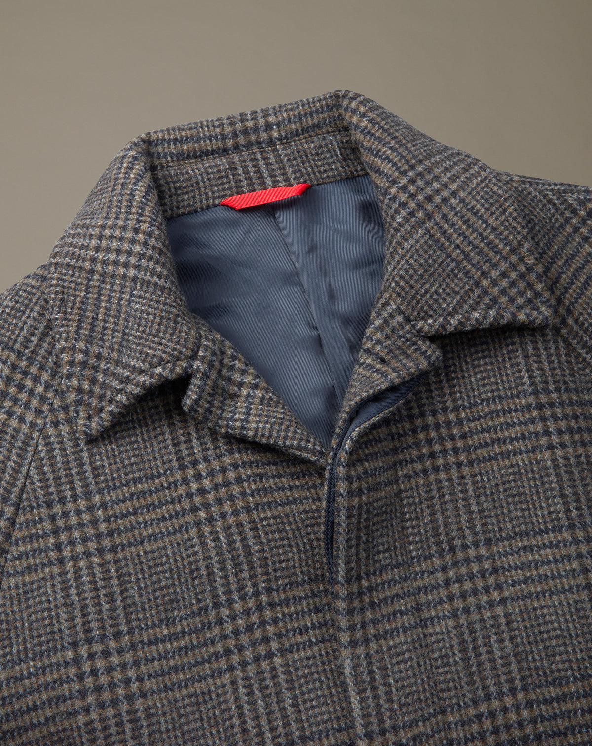 Aubin Green Check Dawes Overcoat | Overcoat