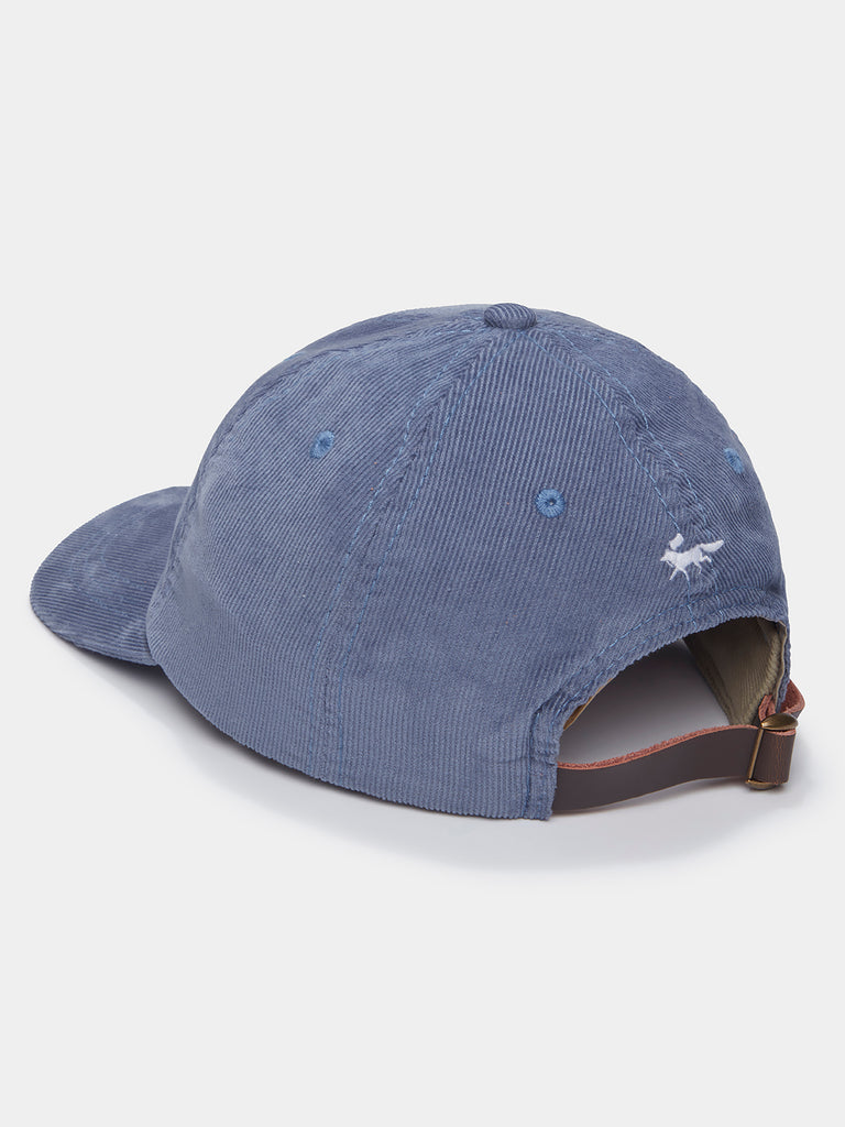 Washed Blue Dearne Cord Cap | Aubin