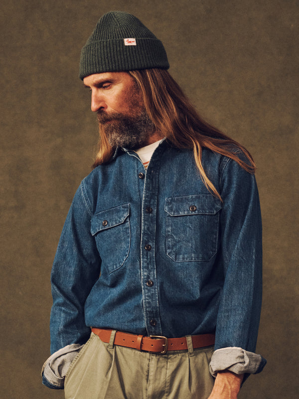 Morely Selvedge Denim Overshirt