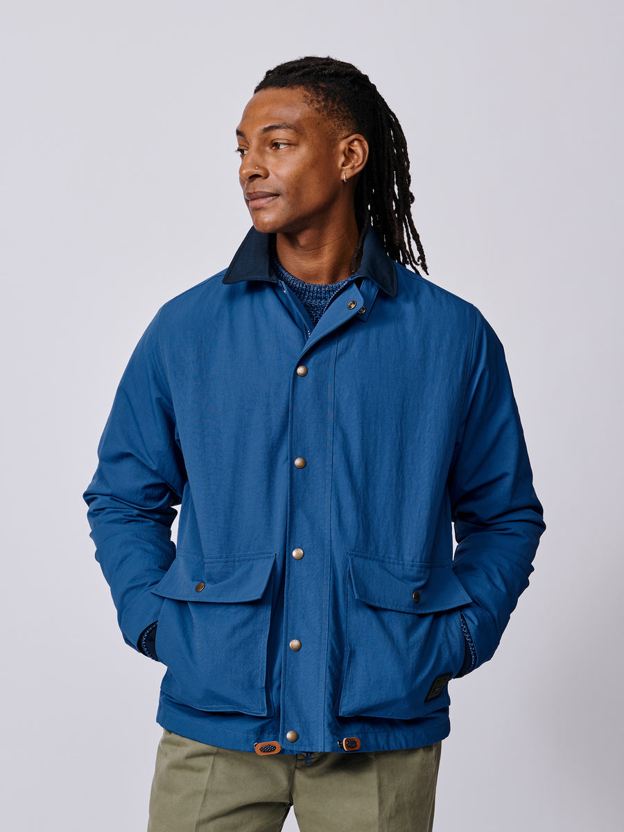 Blue Eastwood Water Resistant Jacket | Aubin