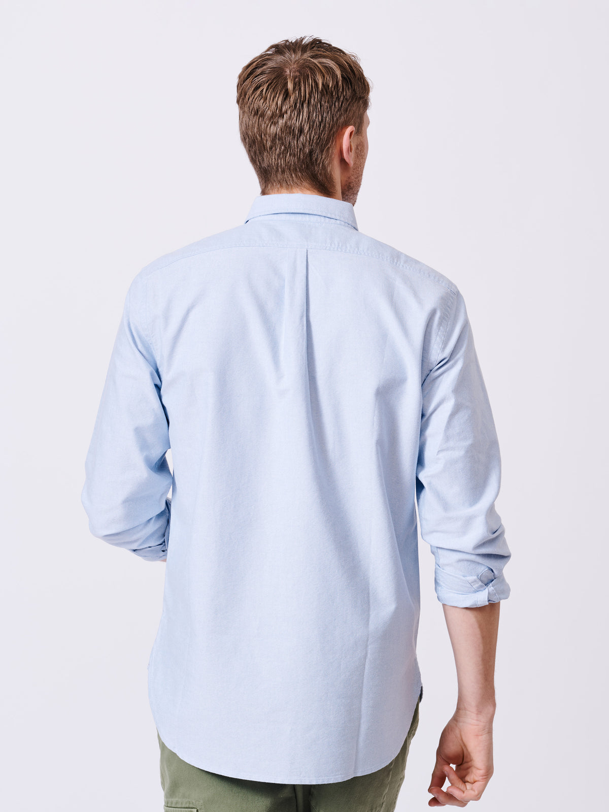 Aubin Pale Blue Alder Oxford Shirt | Oxford Shirt
