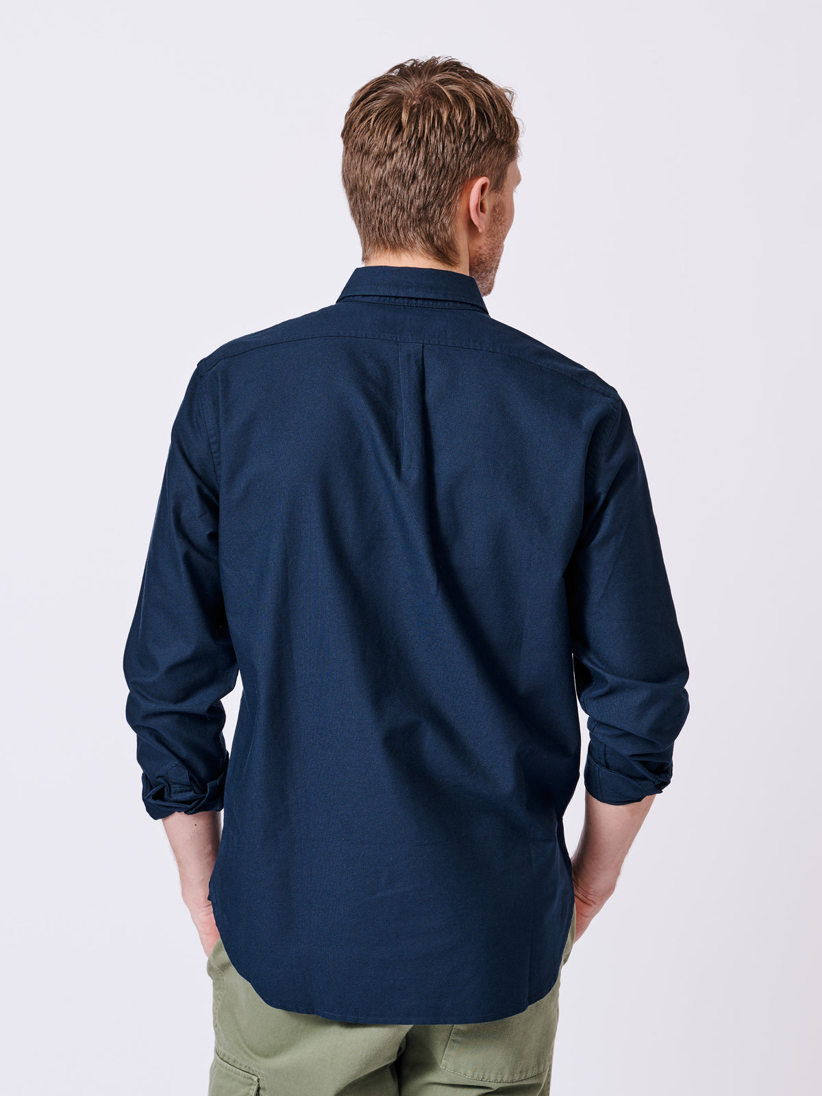 Aubin Navy Alder Oxford Shirt | Oxford Shirt