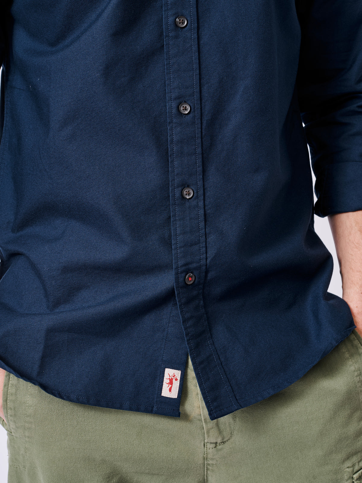Aubin Navy Alder Oxford Shirt | Oxford Shirt