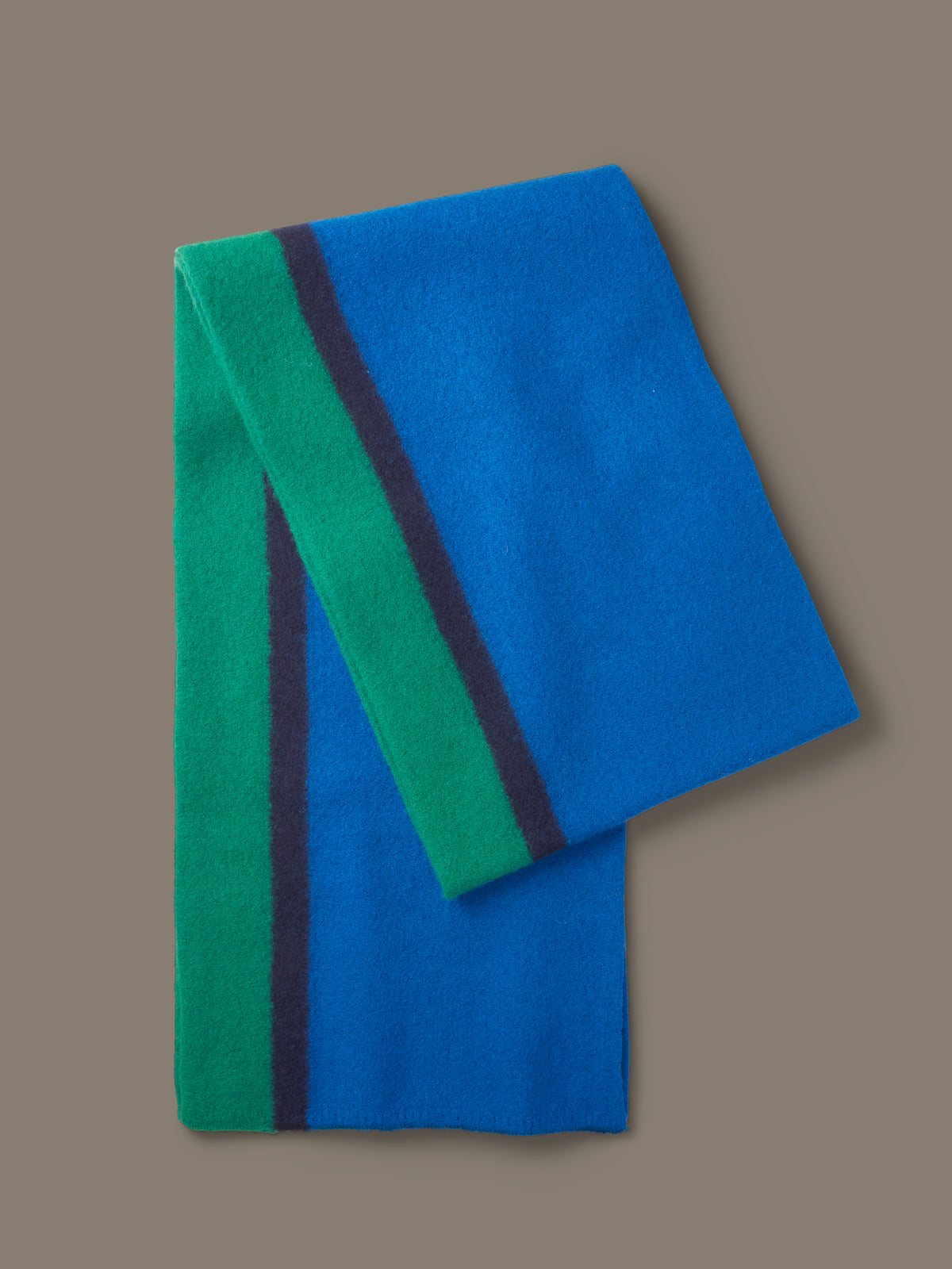 Aubin Green/Navy/Blue Farthing College Scarf | Scarf