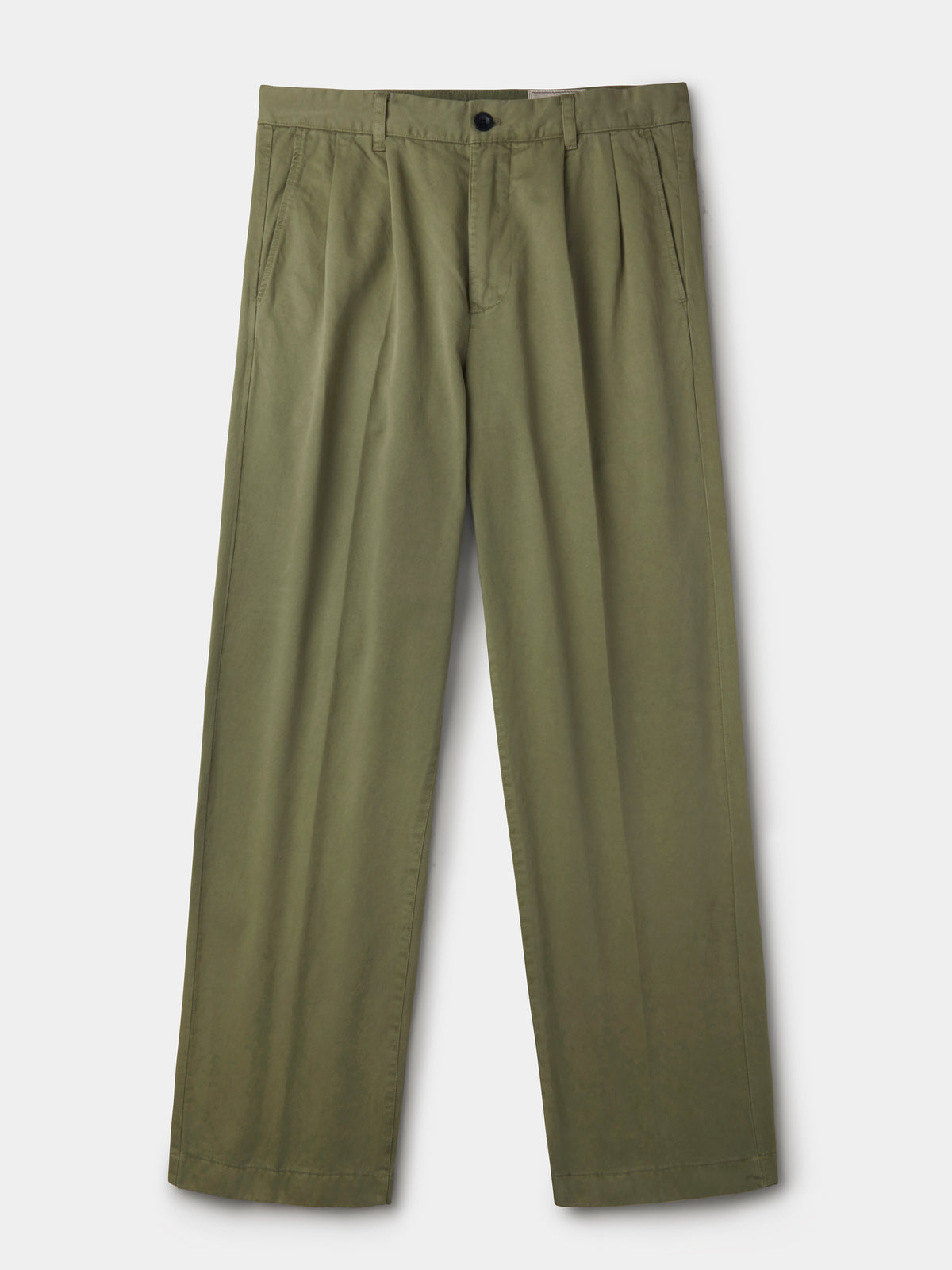 Aubin Khaki Barnstable Relaxed Fit Chino | Chinos