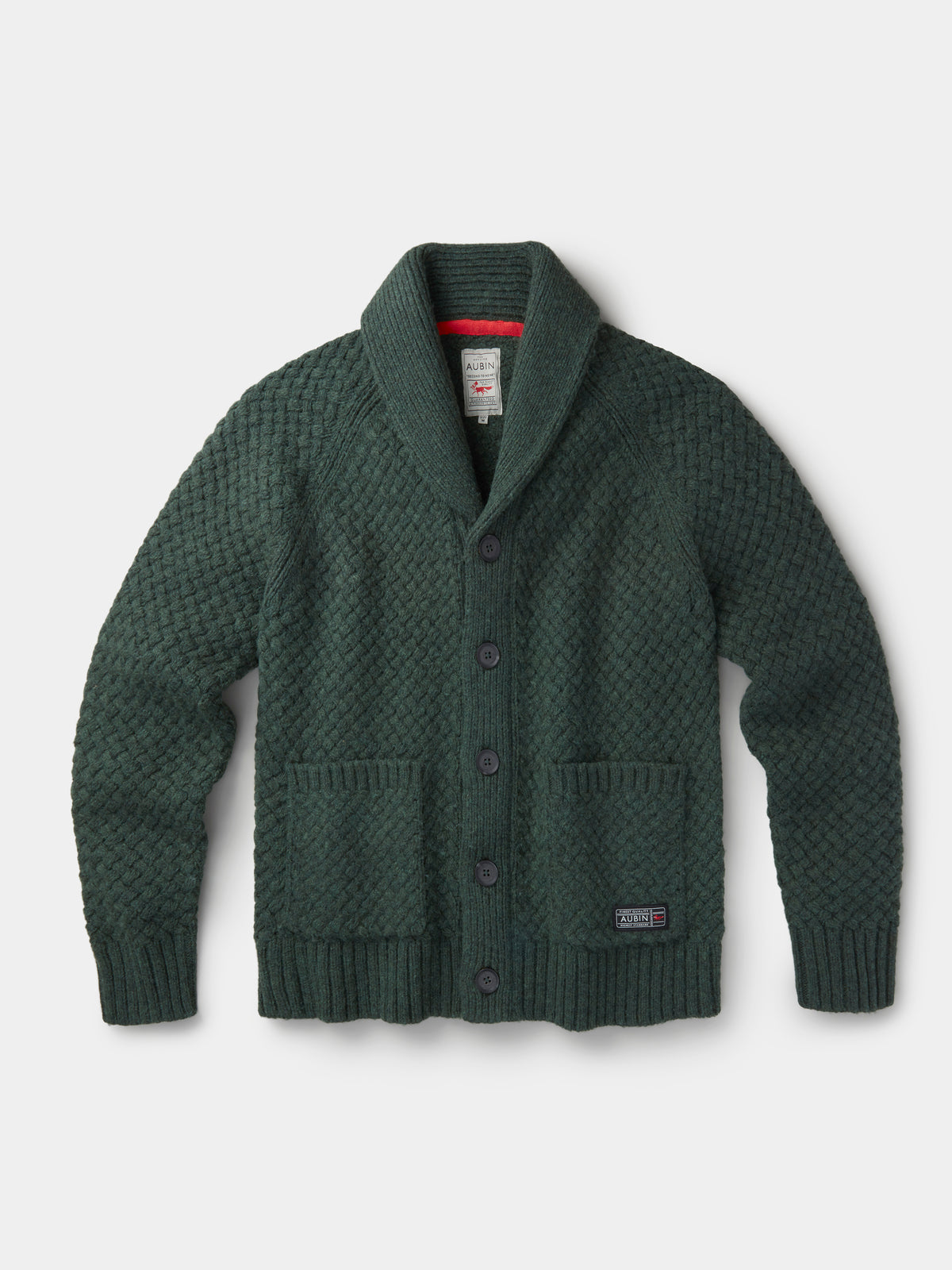 Aubin Khaki Frampton Shawl Cardigan | Cardigan