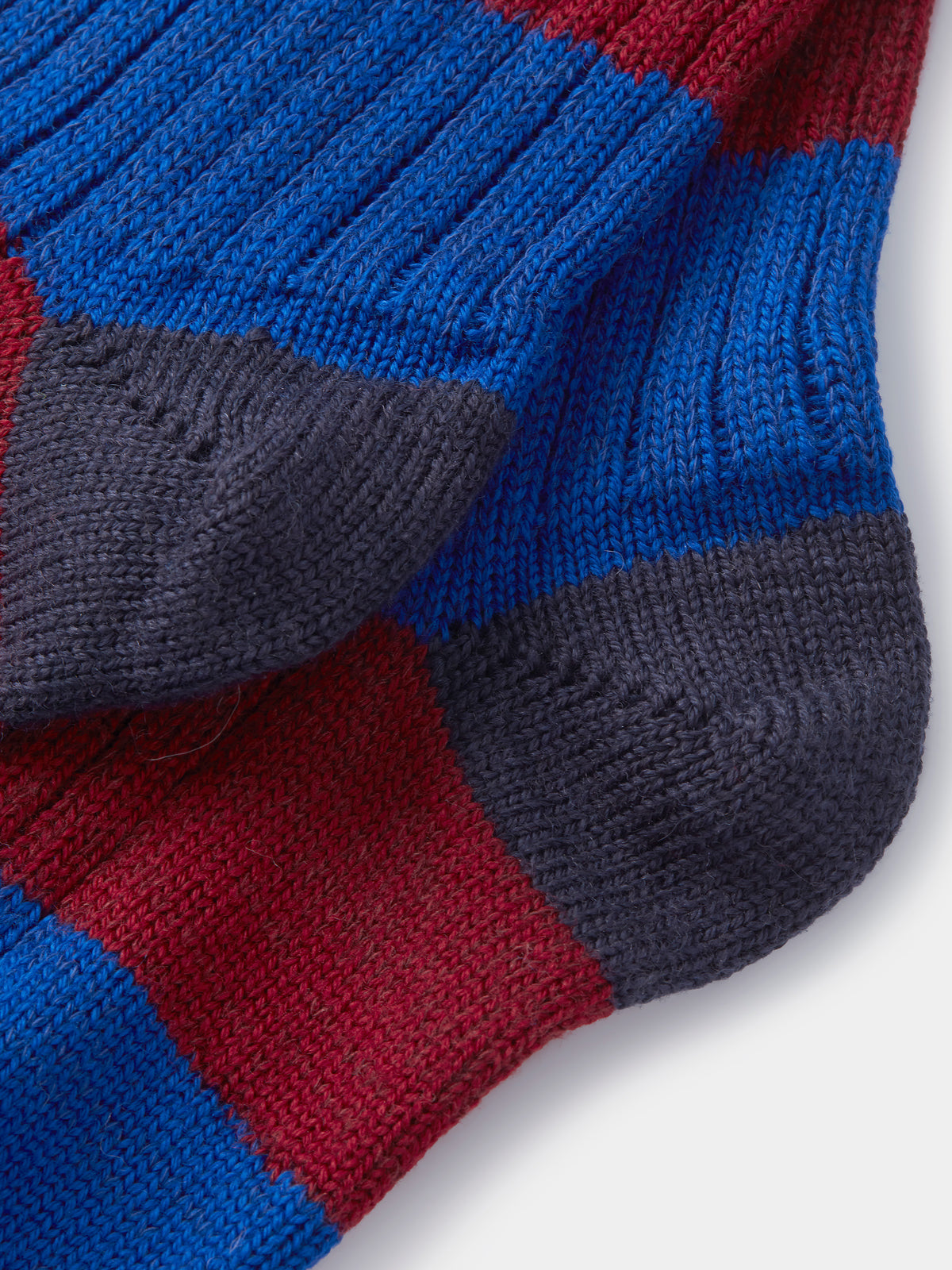 Aubin Wine Stripe Frome Sock | Socks