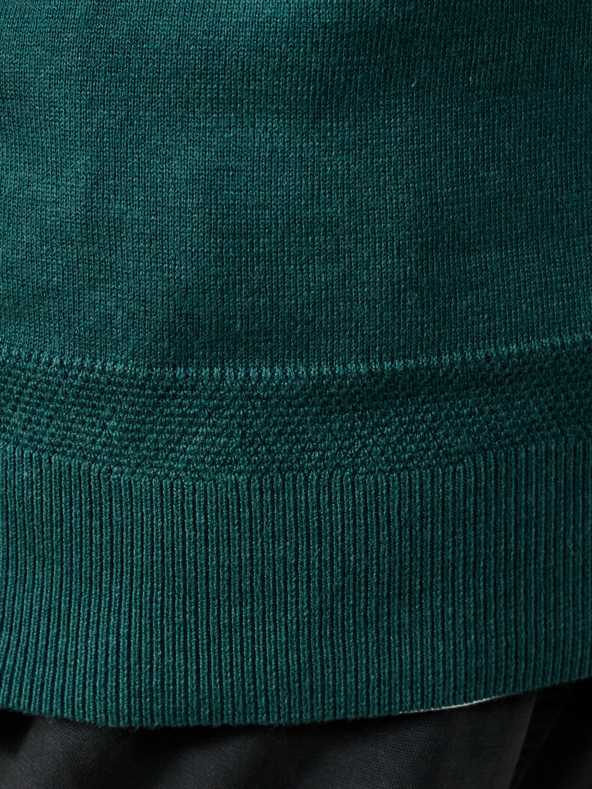 Aubin Green Fulney Cotton Cashmere Crew | Crew Neck