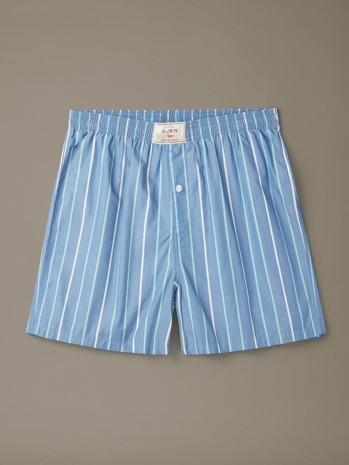 Aubin Royal Stripe Forbes Woven Boxers | Underwear
