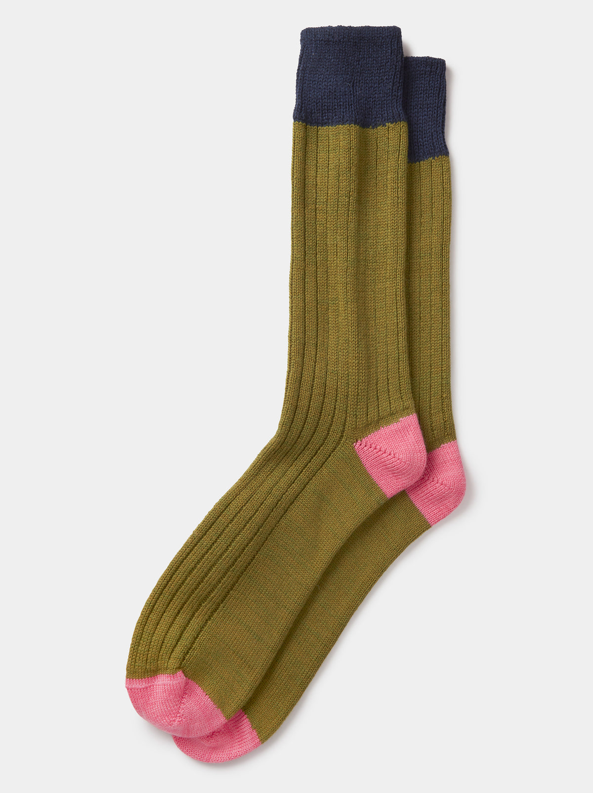 Aubin Khaki Frome Sock | Socks