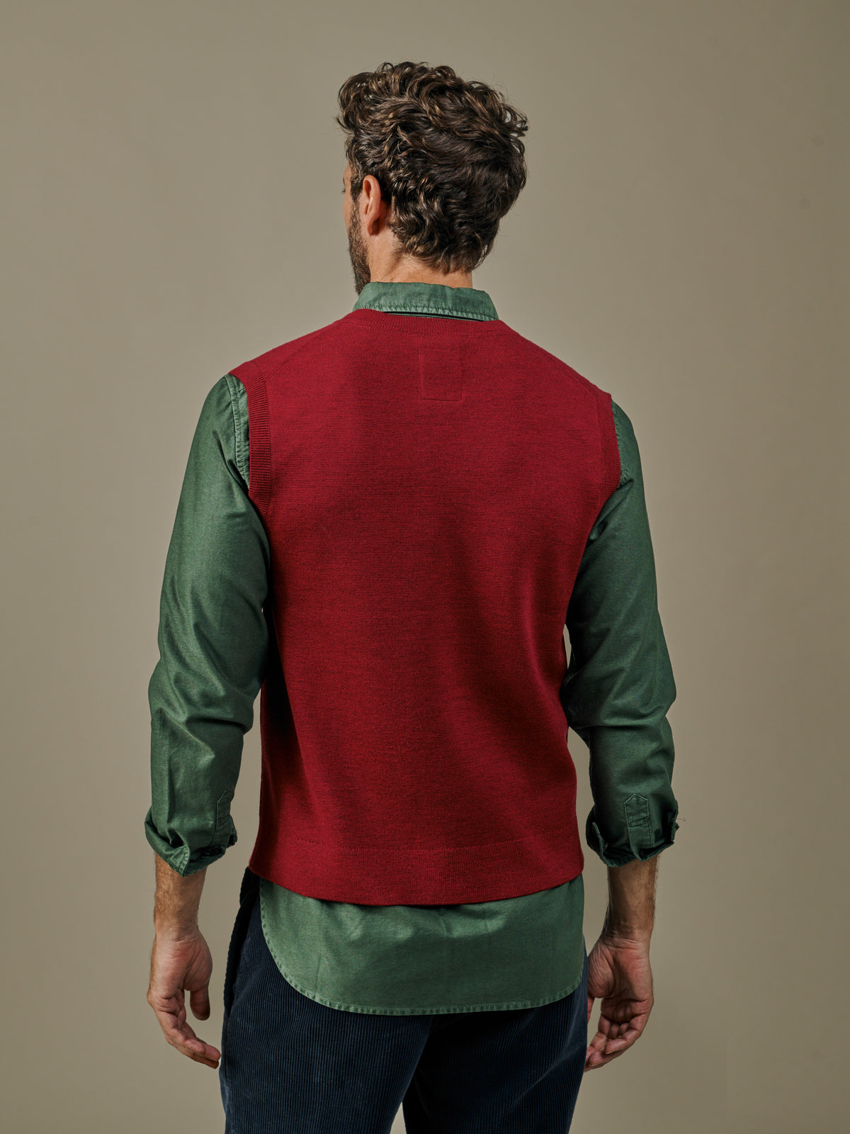 Aubin Red Gadwell Formal Tank Top | Slipover