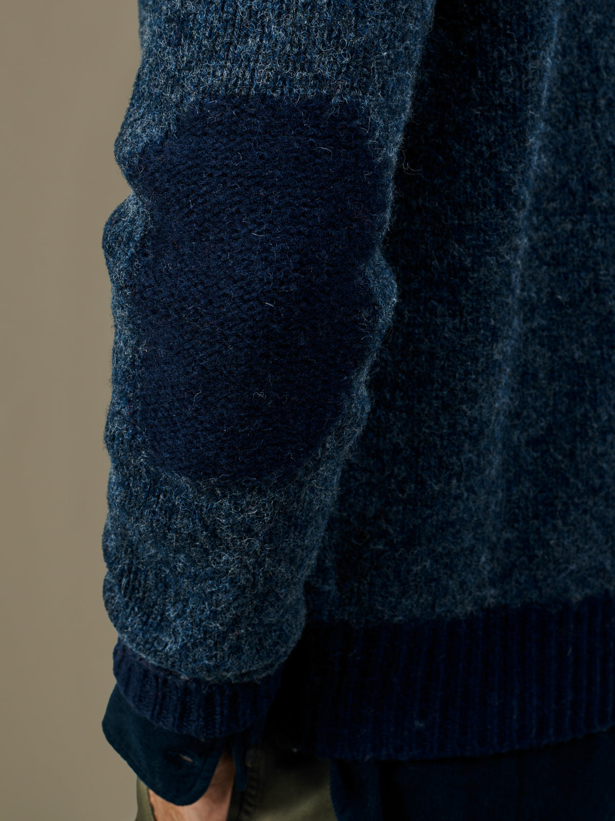 Aubin Navy Mix Gainsborough Button Through Felted Cardigan | Cardigan