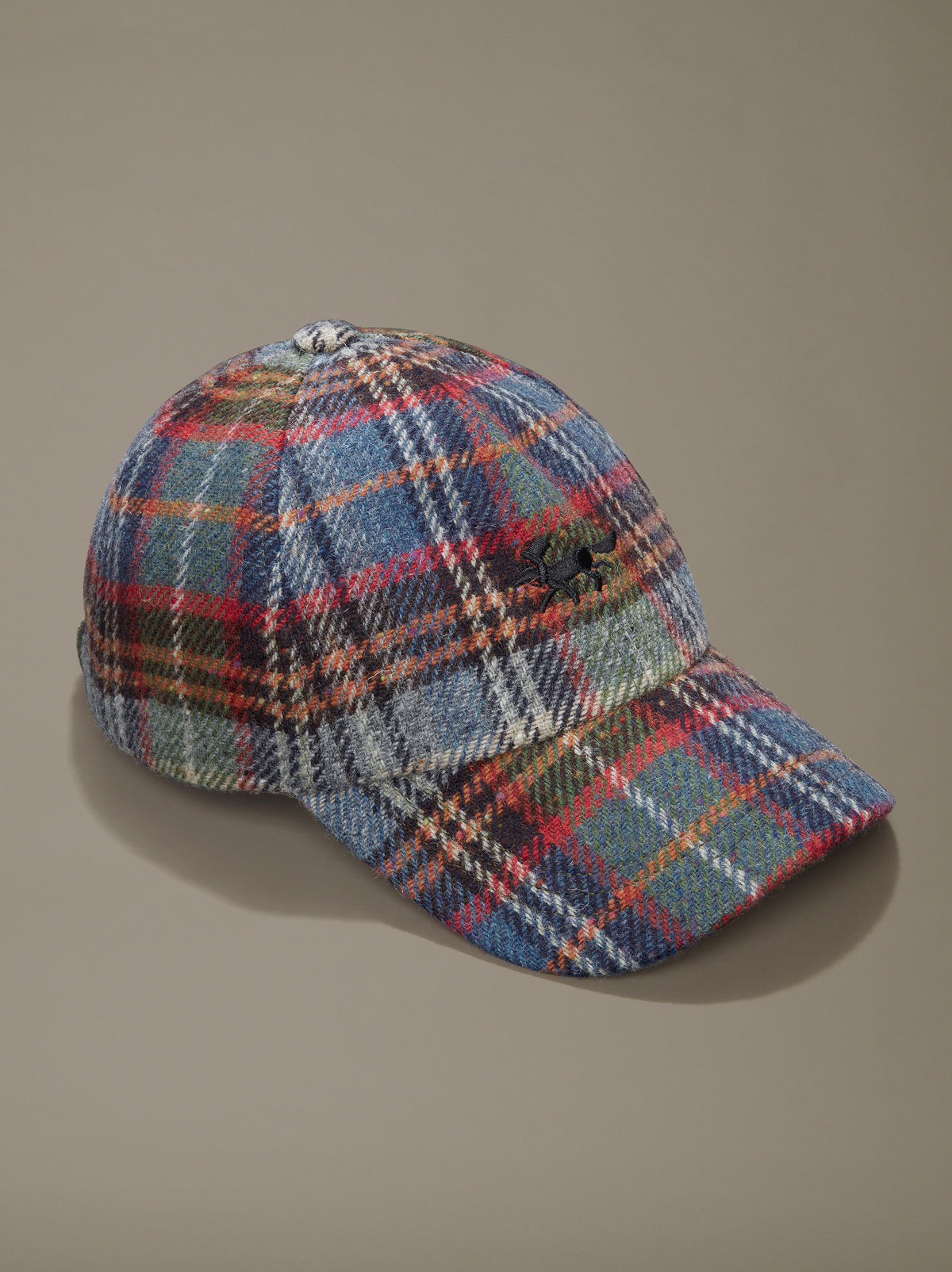 Aubin Large Check Garton Wool Cap | Hats