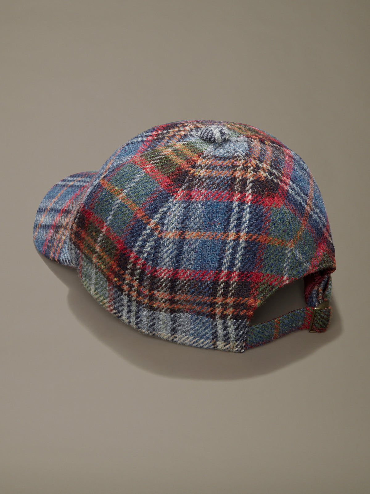 Aubin Large Check Garton Wool Cap | Hats