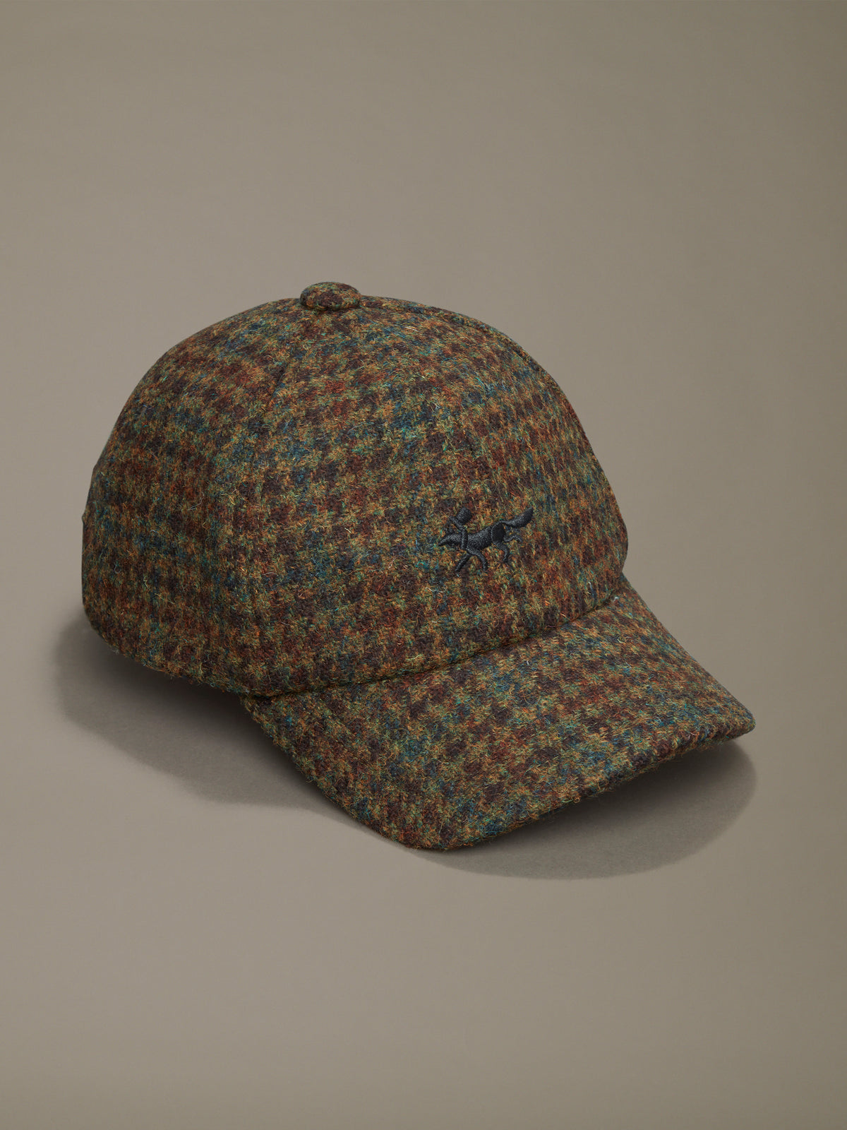 Aubin Mini Check Garton Wool Cap | Hats