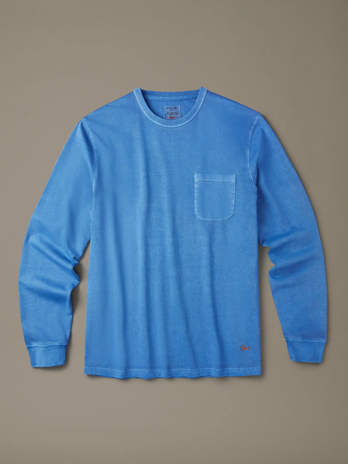 Aubin Cobalt George Long Sleeve T-Shirt | Long Sleeve Tee