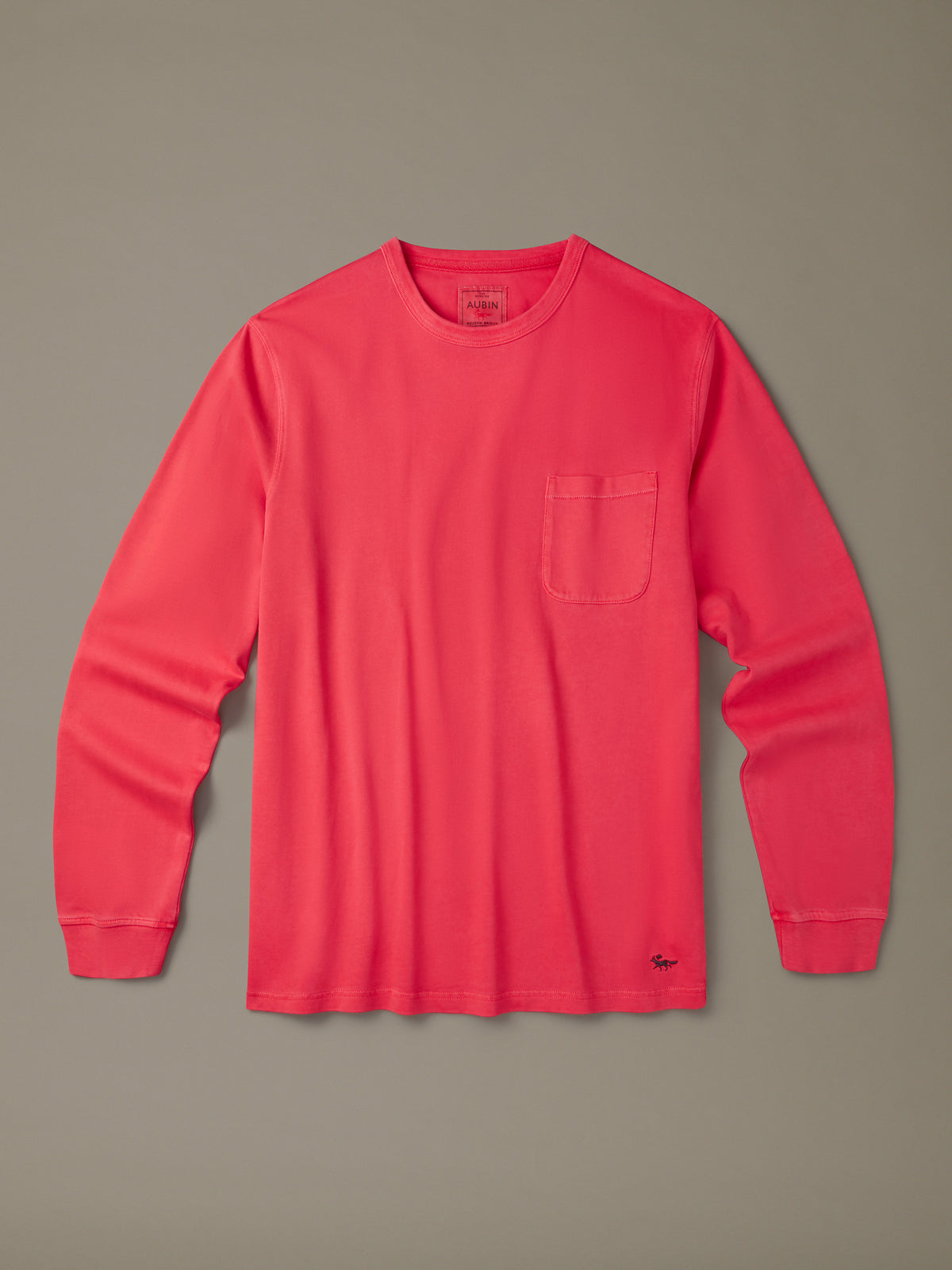 Aubin Rouge George Long Sleeve T-Shirt | Long Sleeve Tee