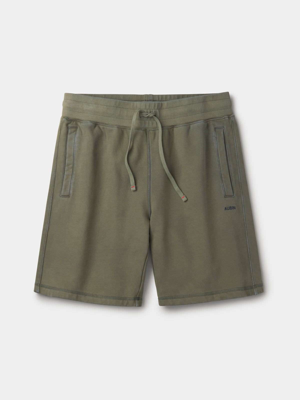 Aubin Khaki Glebe Sweat Short | Sweat Shorts