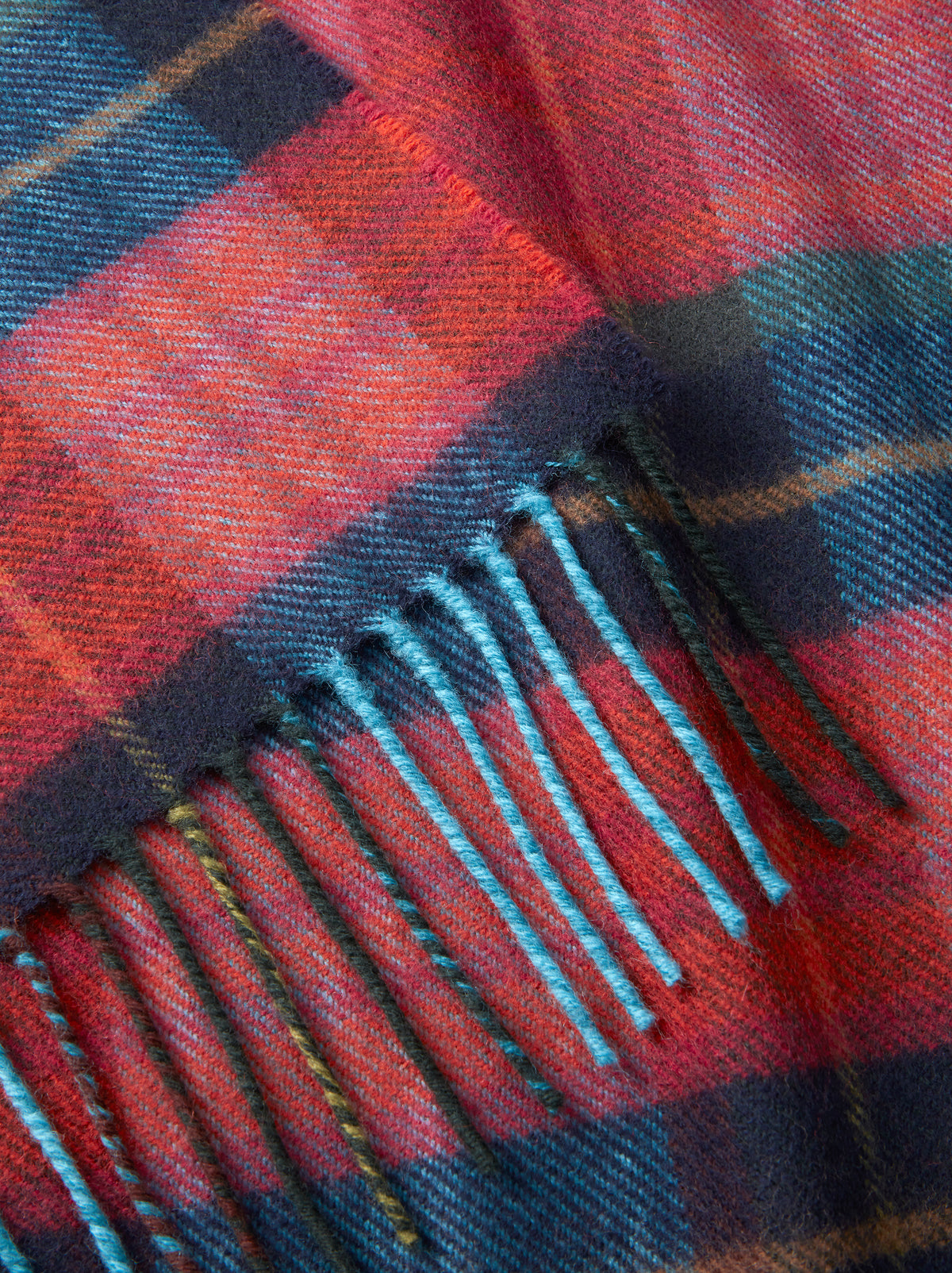 Aubin Rust Mix Check Hamilton Scarf | Scarf