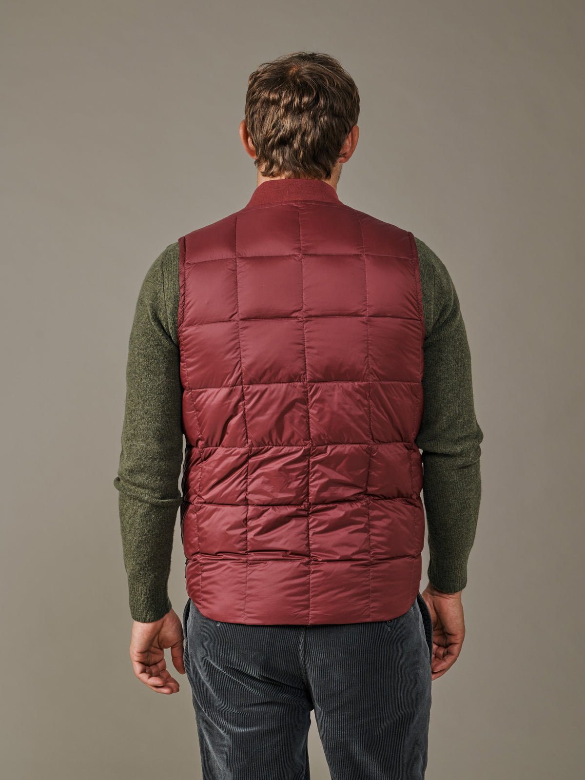 Aubin Oxblood Herriot Down Gilet | Gilet