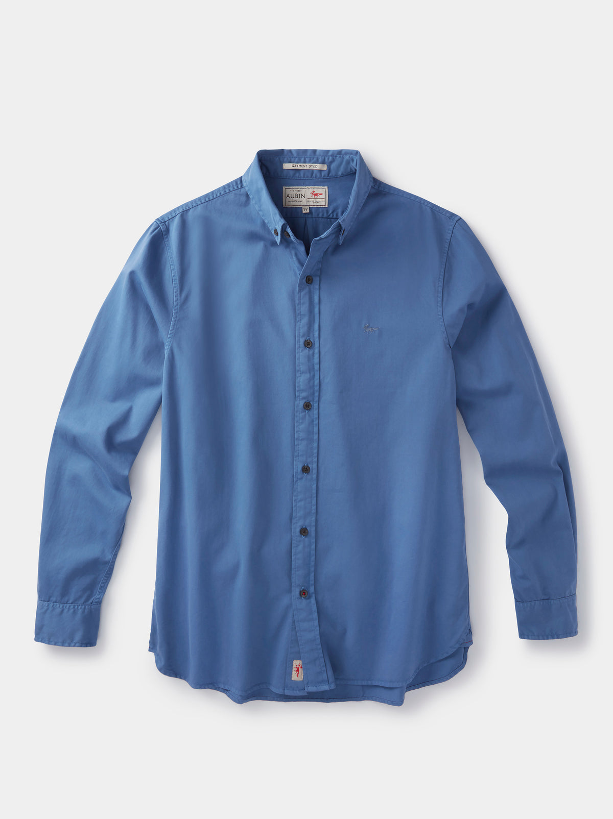 Aubin French Navy Hessle Button Down Shirt | Oxford Shirt