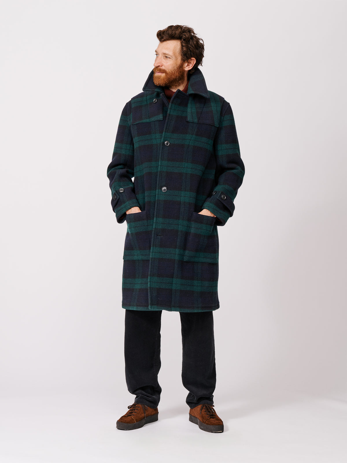 Aubin Blackwatch Holmfirth Duffle Coat | Duffle Coat